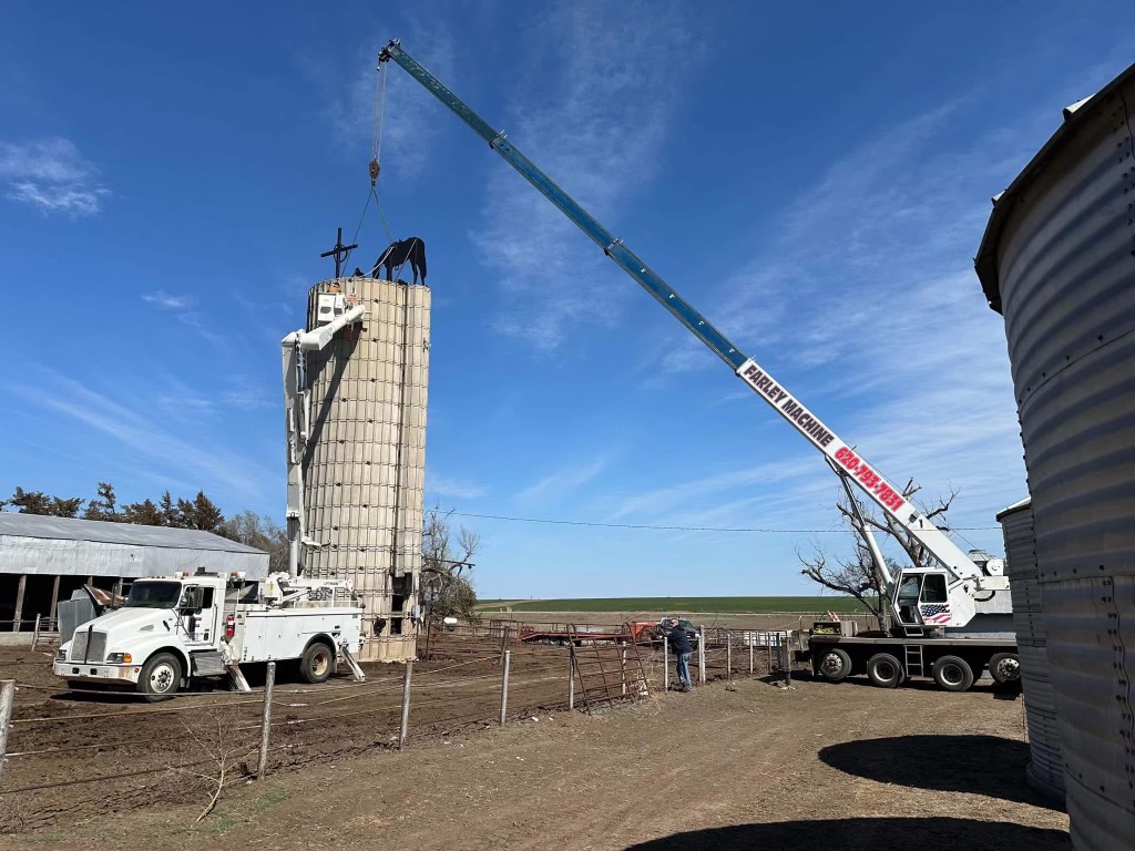 Farm silo removal and repair